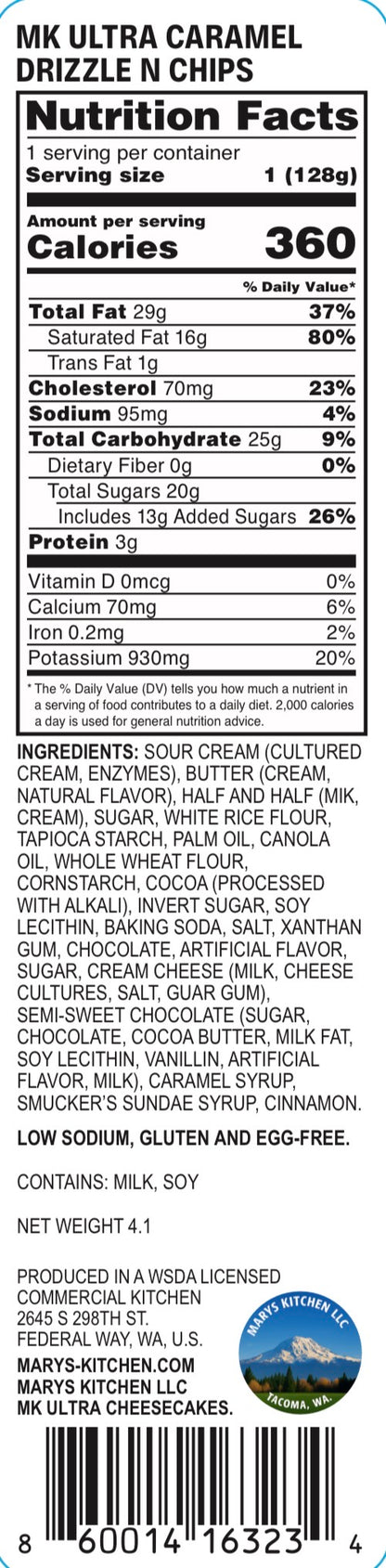 Caramel 🧡 Drizzle MK Ultra Cheesecake